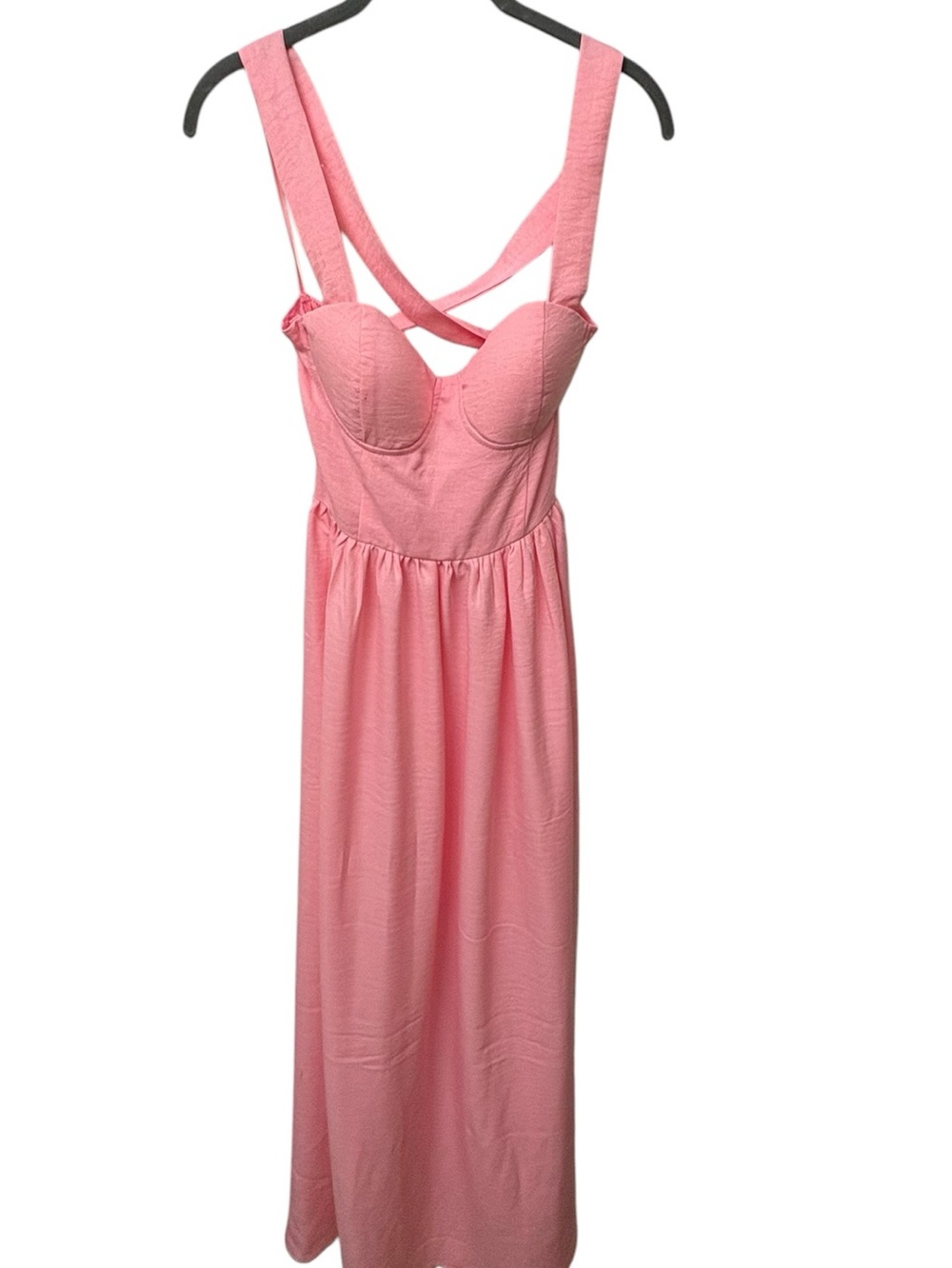 NWT Fashion Nova Harriet Maxi Dress. PINK. Sz. SM